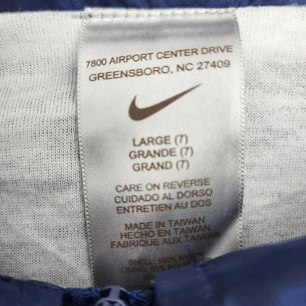 Nike‎ Kids Boys Size 7 Navy Yellow Windbreaker Jacket